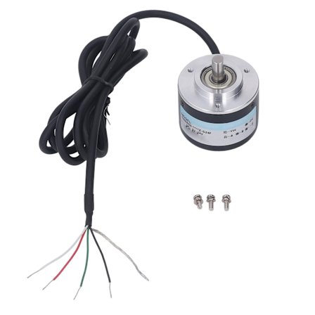 Rotationsinkrementell givare 50 mm ytterdiameter 2-fas DC5-24V 360 pulser per varv