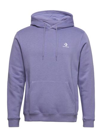 Standard Fit Left Chest Star Chev Emb Classic Hoodie Bb Hoodie Lila Converse