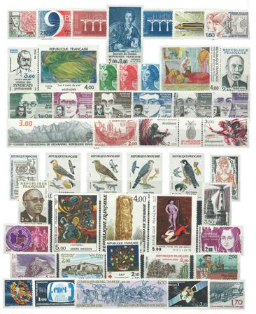 Frankrig - Årgang 1984 - Postfrisk