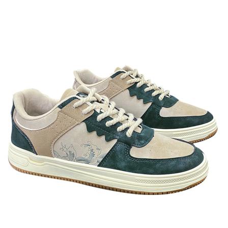 Låg Topp För Män Med Snörning Mode Sneaker Rund Toe Comfort Flats