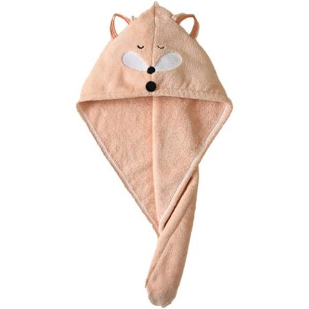 1 stk. Pink Børnehår Håndklæde Mikrofiber Børn Kvinder Hår Hat Quic
