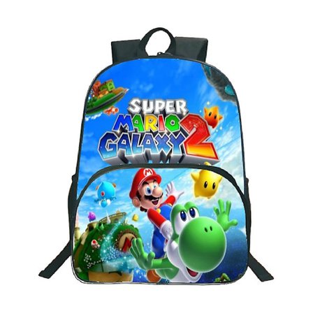 Mario Ryggsäck Barnens Skolväska Mario Skolväska Mario Brothers 3d Tryckt Seriefigur Skolväska För Pojkar Grundskolan Och Mellanstadiet