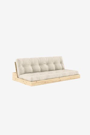 Karup Design - Base Sovesofa Tre-sæders - Hvid - Sovesofaer - Fra Homeroom