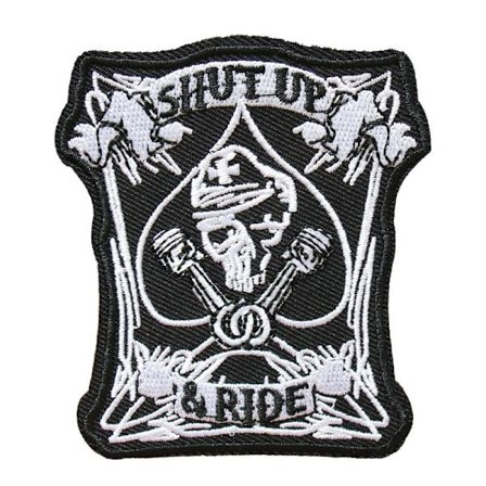 Broderi patch, (Skull/Punk) 16PCS Patch decal