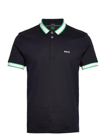 Paule 1 Polos Short-sleeved Marineblå BOSS