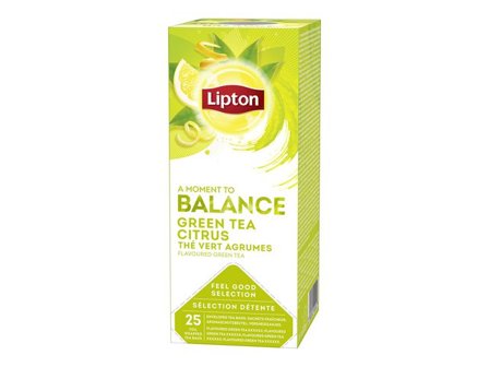 Lipton Te grönt, citrus, 25 inslagna påsar 25/fp - Lyreco - Kök och servering > Kaffe och te > Te