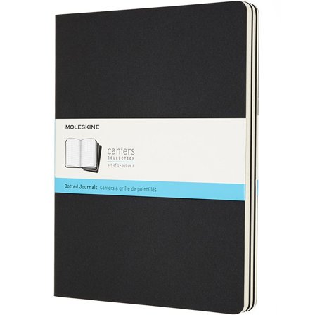Cahier Notebook XL Black Plain