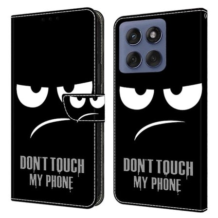 Til Motorola Edge 60 Pro 5G Etui Magnetisk Lås 3D Mønster Læder Wallet Telefon Cover