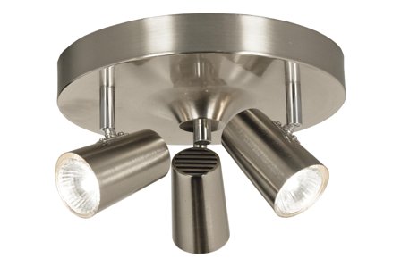 Aneta Lighting PILOT 3-SPOT plate, stål, 3 x GU10