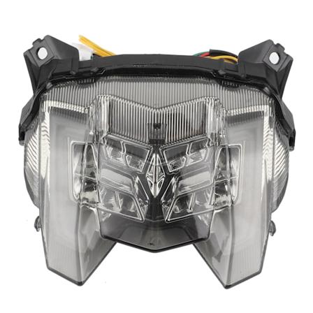Moottoripy r n LED-takavalon kokoonpano savunv rinen linssi korkea kirkkaus sopii Yamaha MT-09/FZ-09 2017-2020