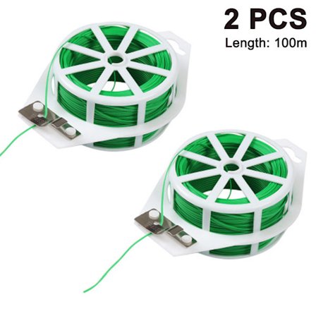 Trädgårds Mjuka Band Sladd Växt Twist Band Stödtråd med Skärare