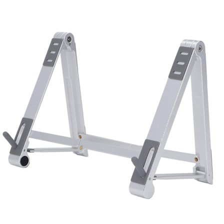 Fällbar Laptop Stativ Multi Höjd Justering Anti Slip Ergonomisk Laptop Stativ för Mobiltelefon Tablet Laptop Silver