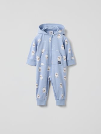 Polarn O. Pyret - Sweatshirt overall lamb - 44 - Childrenswear - blue