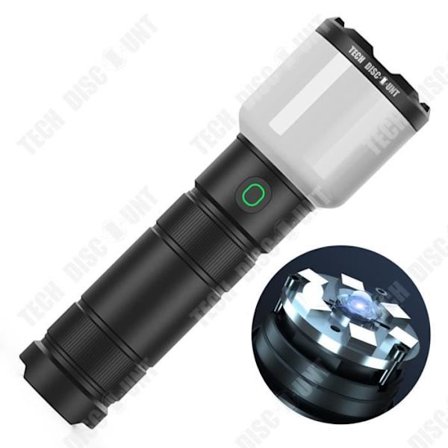 Ficklampa - TD - Justerbar - Fyra färger - Uppladdningsbar USB - Utomhusbruk