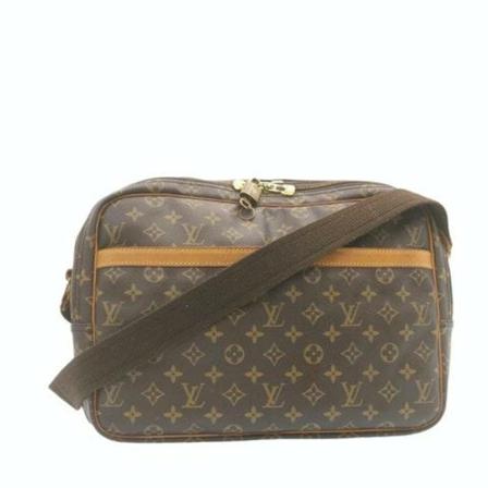 Louis Vuitton Vintage, Pre-owned Reporter GM Bruin, Dames, Maat:ONE Size,leer