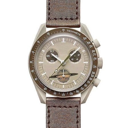 Planet Six Kvartsikello Kronografi Valoisa Näyttö Vedenkestävä Kuu Merkurius Design