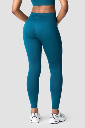 ICANIWILL - Endurance Seamless Tights Wmn Teal - Treningstights - Dame - ICIW