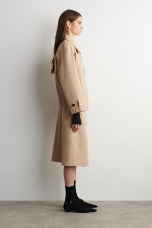 COS Pointed Suede T-Bar Kitten Heels in Black - Women