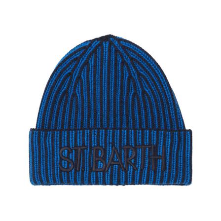 Saint Barth, Beanies Blauw, Heren, Maat:ONE Size