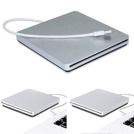 Apple Pro Air Mac PC Laptop Macbook USB Extern Slot-in CD/DVD-brännare-FD-