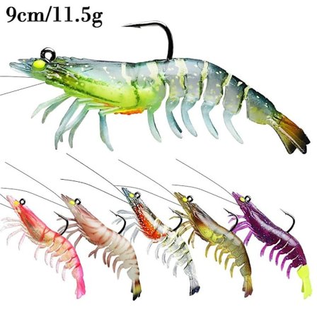 1 kpl Katkarapujigi Tekosyötti 9 cm / 11,5 g 9 cm / 11,5 g