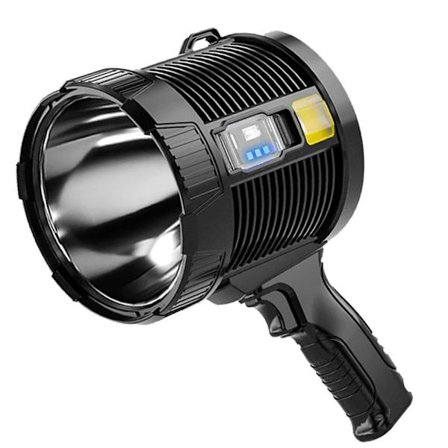 USB-ladattava erittäin tehokas LED-taskulamppu sivuvalolla