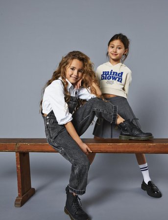 Kids Only Kogoregon Short Waist Shirt Wvn - White - 128