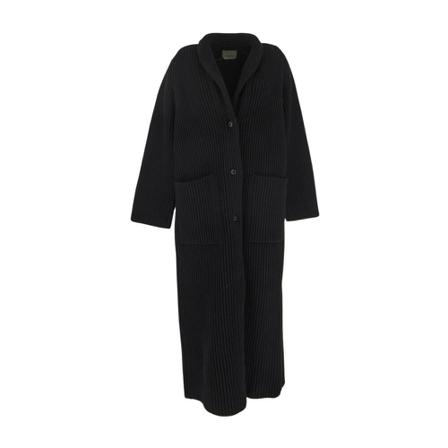Laneus, Single-Breasted Coats Zwart, Dames, Maat:S