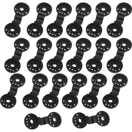 20 Pakker Skyggekludsklemmer Låseklemmer Solsejl Klemme til Solsejl Net Have Netting Anti Fuglenet Solsejlstof