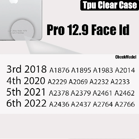 Klart Skal För Ipad Pro 11 12.9 10.5 9.7 9:e Generationen Med Pennhållare Fodral Ipad Mini 6 Air 5 4 3 2 1 10:e 8 7 5 Tpu Skal