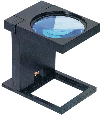 Foldelup m. lys forstørrer 2,5x - Format 12x12x15