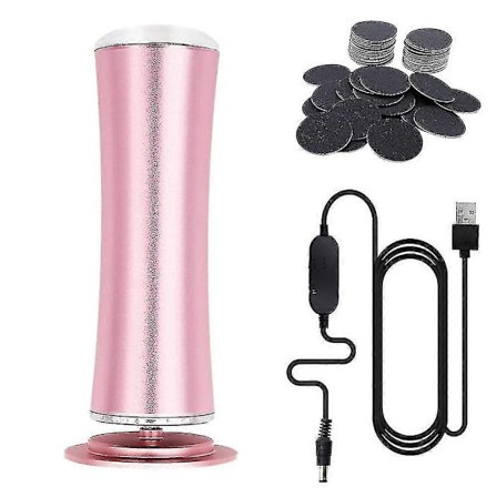 Elektrisk fotfil för förhårdnader Professionell justerbar hastighet Förhårdnadshyvel Torr hård hud Förhårdnader