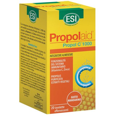 Esi Propolaid Propol C 1000mg 20 Compresse Effervescenti