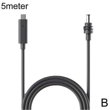 för STARLINK Mini USB-C till D C Strömkabel 100W med Lampor, Sju Färglampor