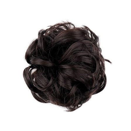 Peruk lockigt hårväska Syntetiska hårklämmor 4 4