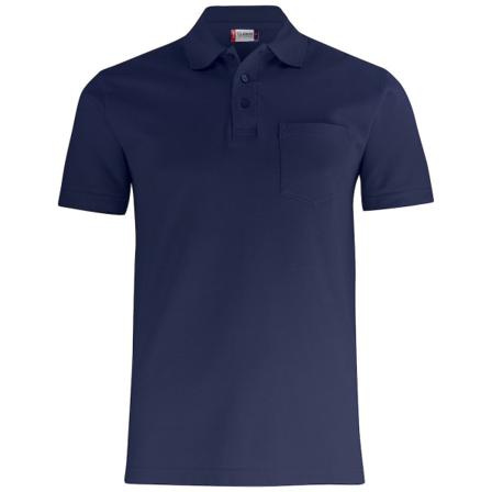 Clique Unisex Vuxen Basic Pikétröja M Mörk Marinblå