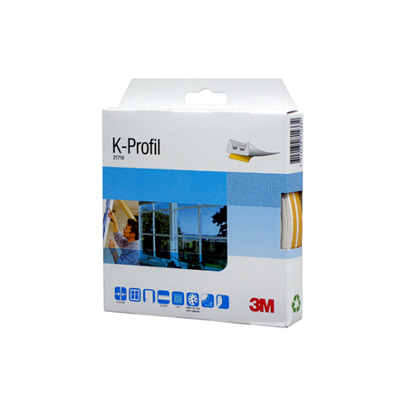 3M Tetningslist K-List Hvit 6M