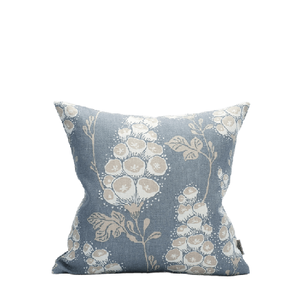 Littlephant Cushion Cover Flora Dusty Blue 40x40cm Kuddar Unisex 40x40 cm