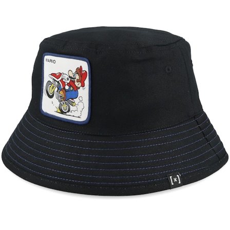 Capslab - Svart bucket Hatt - Super Mario Hat Black Bucket @ Hatstore