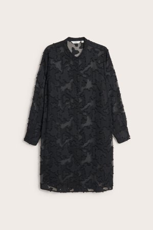 Kappahl | Koszula o wyraźnej strukturze | Czarne