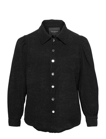 Carfilabo Ls Puff Shirt Solid Black ONLY Carmakoma