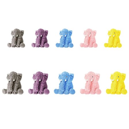 Kæmpe Elefant Plyslegetøj, Stor Udstoppede Dyr Dukke, Blød Stor Elefant Plys, Stor Krammepude Plys til Børn og Voksne