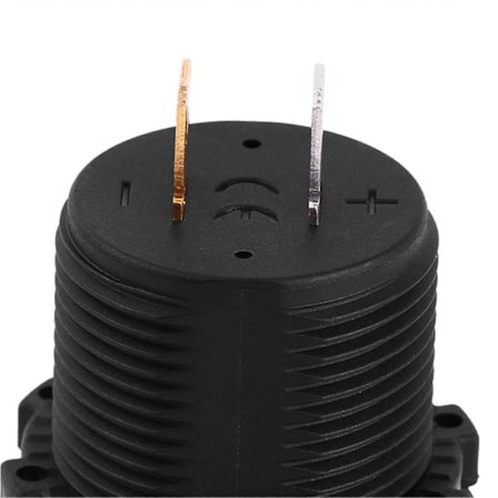 12 V Motorcykel Bil LED Digital Display Voltmeter Vattentät Spänningsmätare Volt Mätare Svart Ny