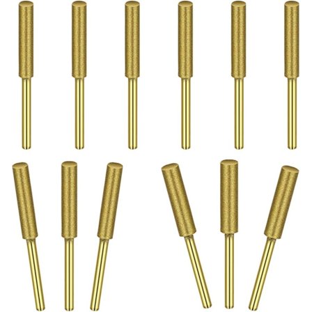 Teräketjun teroitus 12 kappaletta Teräketjuviila kestää pidempään Sekalaiset koot 5/32" 3/16" 7/32" Teräketjuterien teroittamiseen nopeasti ja 