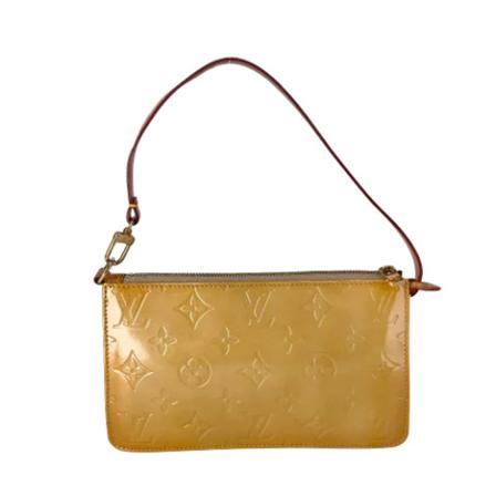 Louis Vuitton Vintage, Pre-owned Leather louis-vuitton-bags Geel, Dames, Maat:ONE Size
