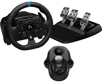 Logitech G923 SE Racing Wheel and Shifter Combo for Xbox Series X|S, Xbox One and PC - Racingratt, pedaler og girspak for Xbox og PC