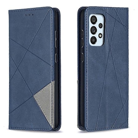 Til Samsung Galaxy A52 4G/5G/A52s 5G Geometrisk Mønster Læder Stand Case Kort Holder Cover
