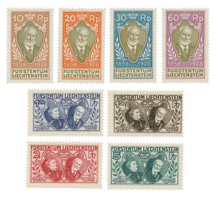 Liechtenstein 1928 - MICHEL 82/89 - Postfrisk