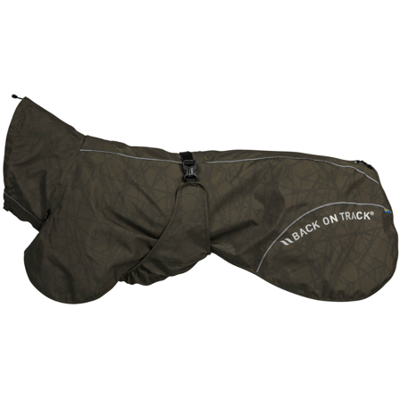 Back on Track Bay Rain Coat High Set Tail 55-65 cm Olive
