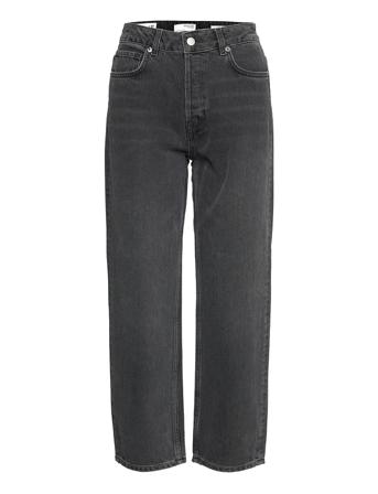 Slfkate Hw Straight Grey Ston Jea Grey Selected Femme